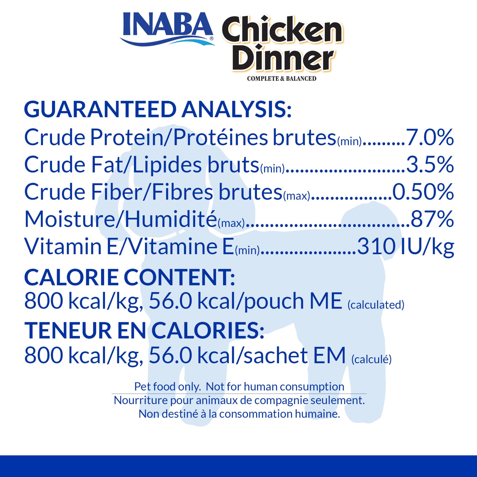 INABA Chicken Dinner for Dogs, Soft Pate Wet Dog Food, Complete & Balanced, 2.4 oz. Pouch, 15 Pouches, Beef & Vegetables Variety - Image 8