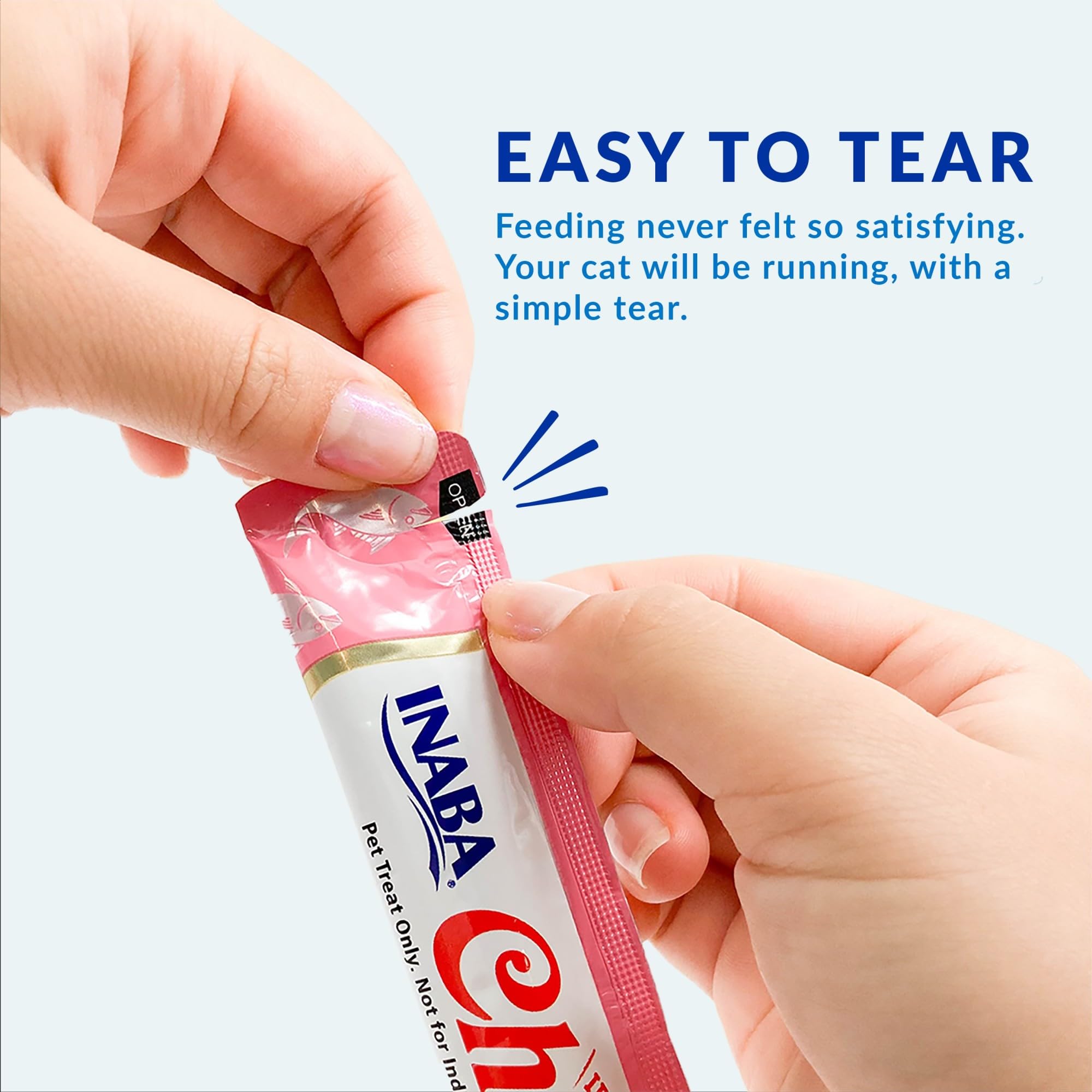 INABA Churu Cat Treats, Grain-Free, Lickable, Squeezable Creamy Purée Cat Treat/Topper with Vitamin E & Taurine, 0.5 Ounces Each Tube, 50 Tubes, Tuna & Chicken Variety - Image 7