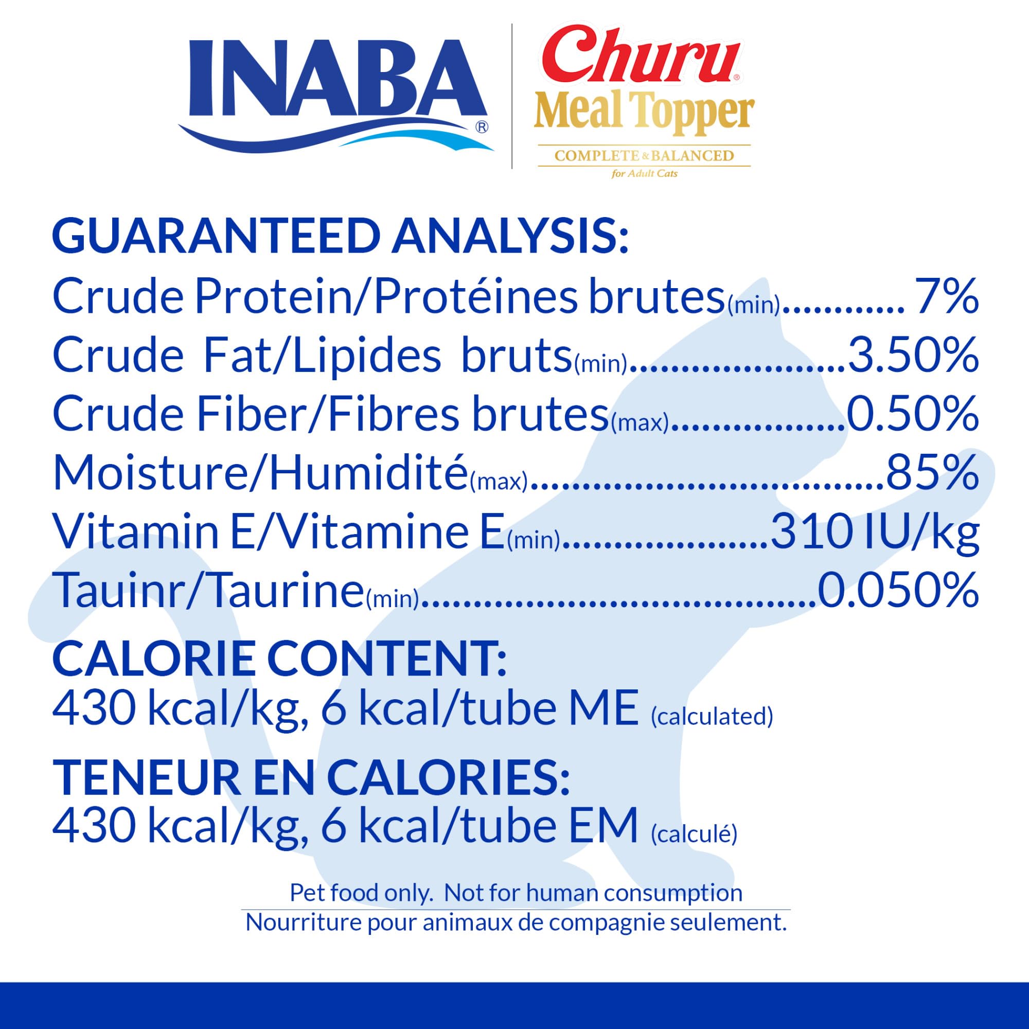 INABA Churu Meal Topper for Cats, Complete & Balanced, Creamy, Lickable Purée Cat Food Topper, 0.5 Ounce Tube, 24 Tubes (4 per Pack), Tuna Recipe - Image 5