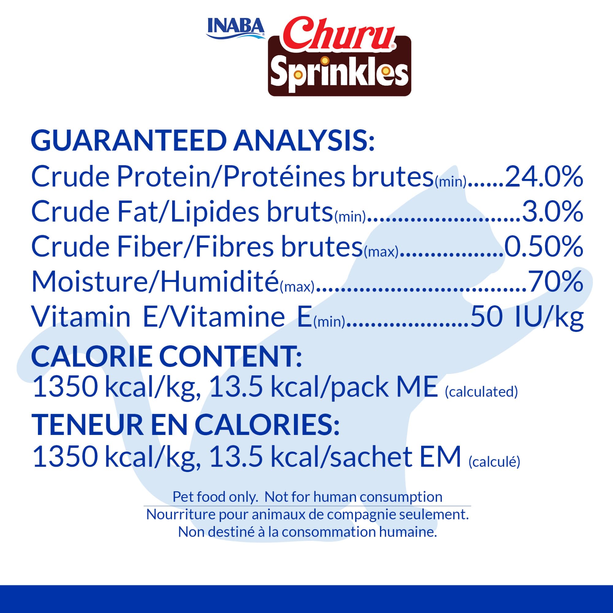 INABA Churu Sprinkles for Cat, Soft & Chewy Churu Filled, Baked Chicken Cat Treat Meal Topper with Vitamin E and Green Tea Extract, 1.05 oz. per Pack, 18 Packs Total, Chicken Recipe with Dashi Flavor - Image 5